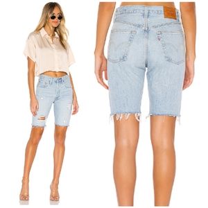 NEW Levi's 501 High Rise Slouchy Jean Shorts